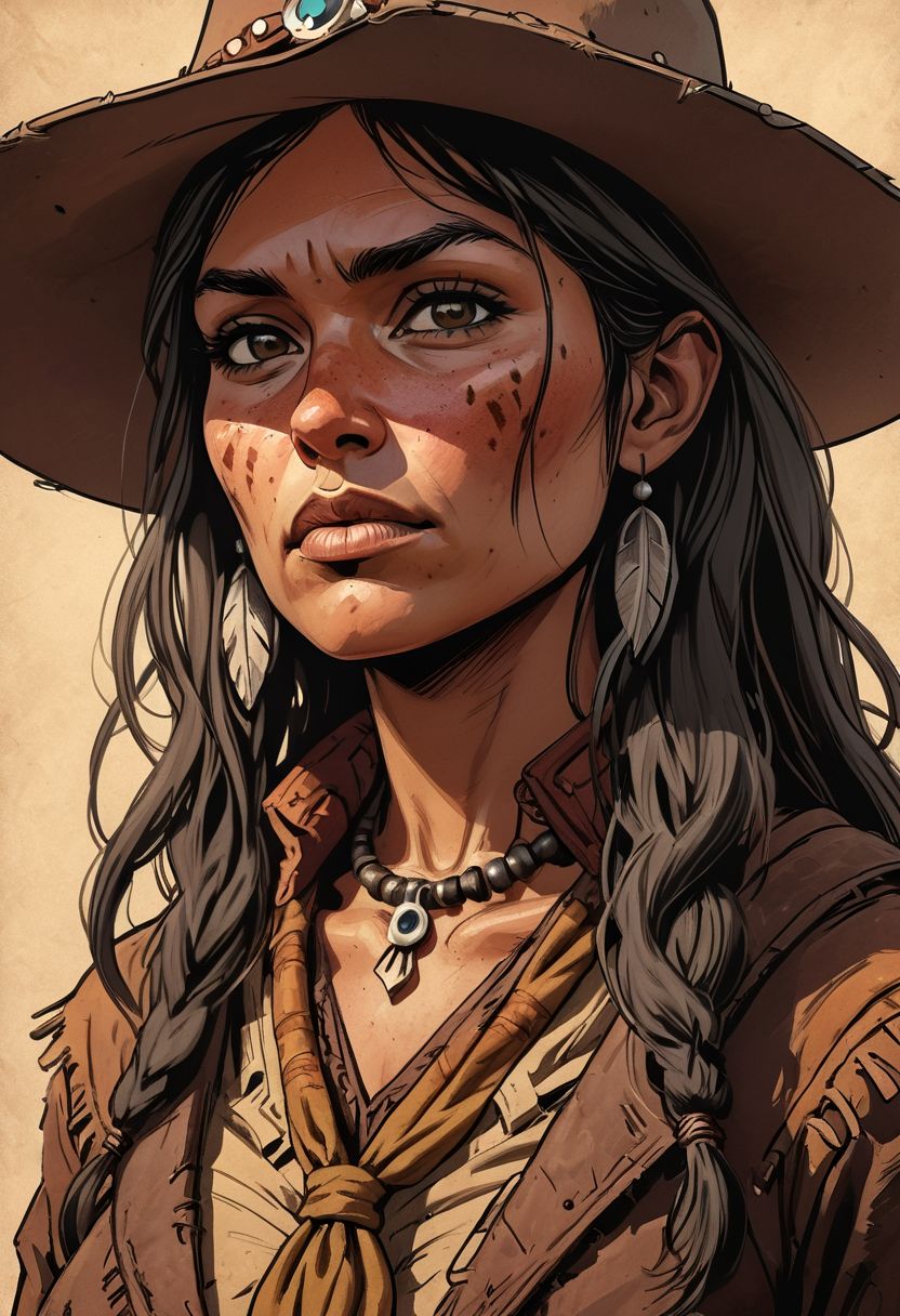 36917-610771953-a page from comics, two people, red dead redemption meeting with indians Cheyenne, dark cowboy face, old cowboy, unshaved, beaut.jpg